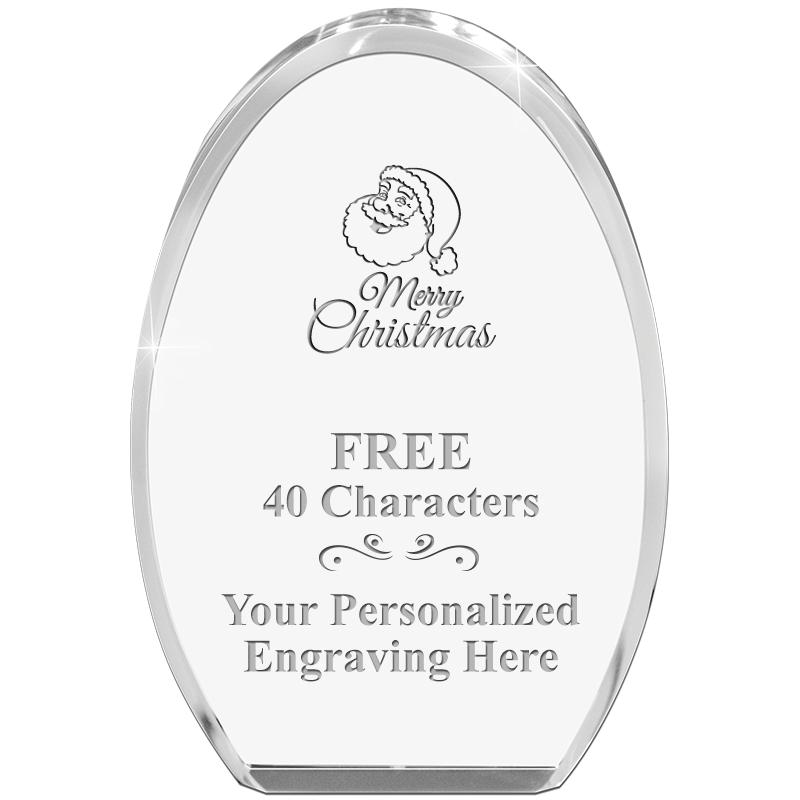 OVAL STANDING PAPERWEIGHT