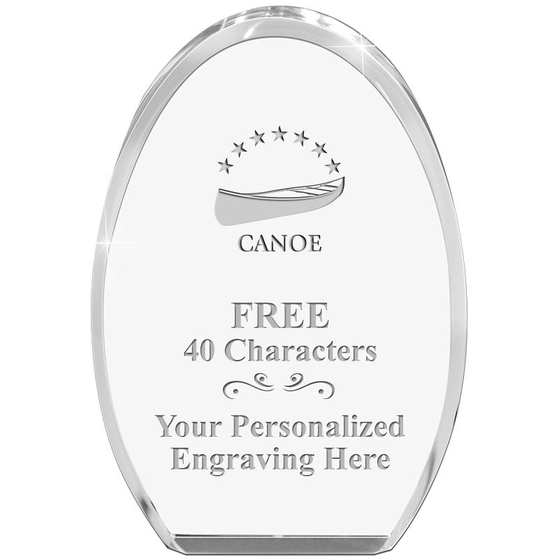 OVAL STANDING PAPERWEIGHT