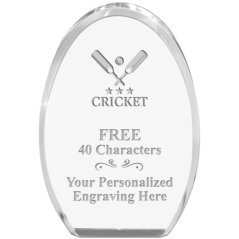 OVAL STANDING PAPERWEIGHT