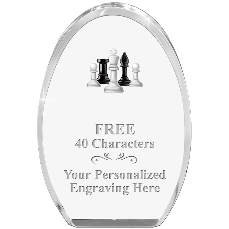 OVAL STANDING PAPERWEIGHT