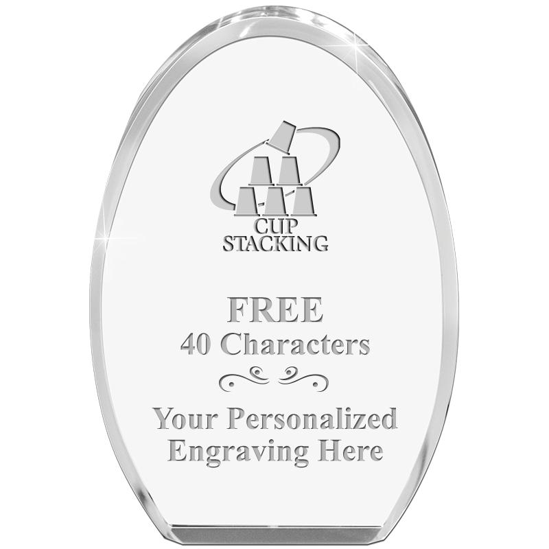 OVAL STANDING PAPERWEIGHT