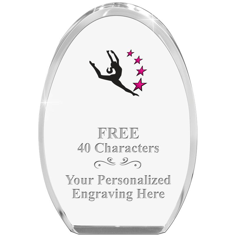 OVAL STANDING PAPERWEIGHT