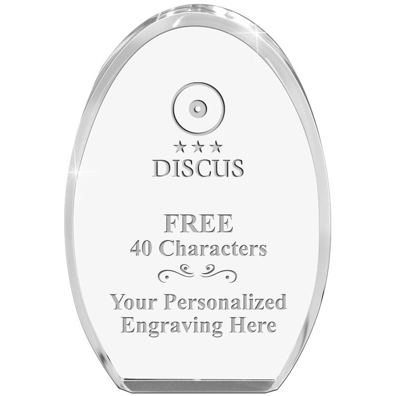 OVAL STANDING PAPERWEIGHT