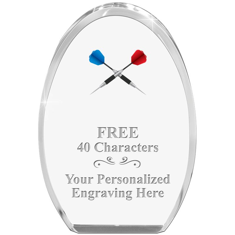 OVAL STANDING PAPERWEIGHT