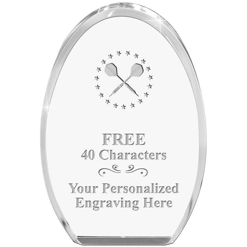 OVAL STANDING PAPERWEIGHT