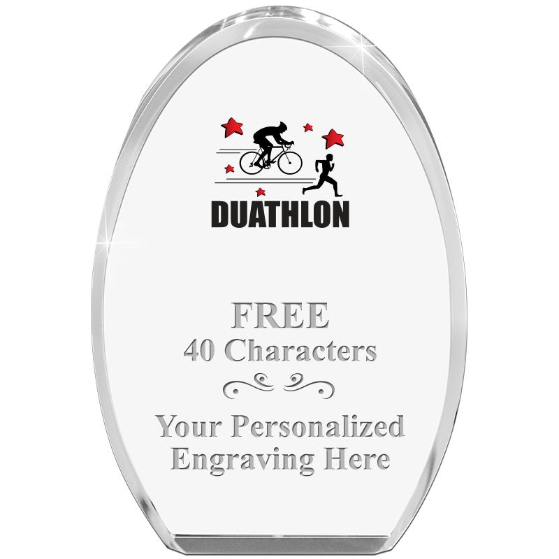 OVAL STANDING PAPERWEIGHT