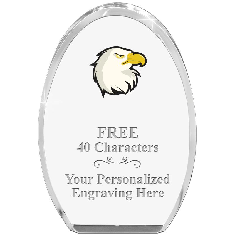 OVAL STANDING PAPERWEIGHT