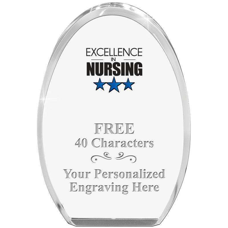 OVAL STANDING PAPERWEIGHT