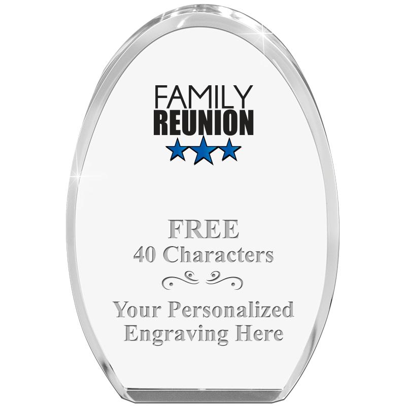 OVAL STANDING PAPERWEIGHT