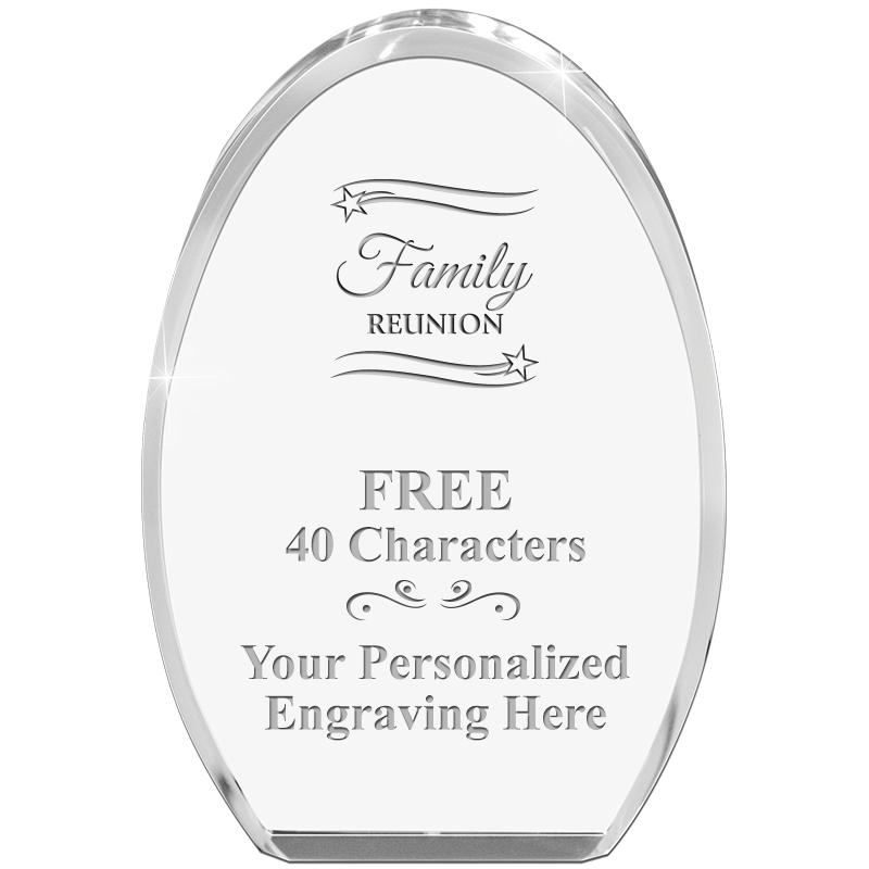 OVAL STANDING PAPERWEIGHT