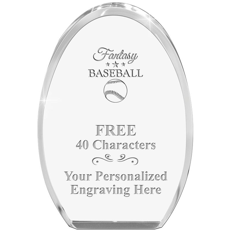 OVAL STANDING PAPERWEIGHT