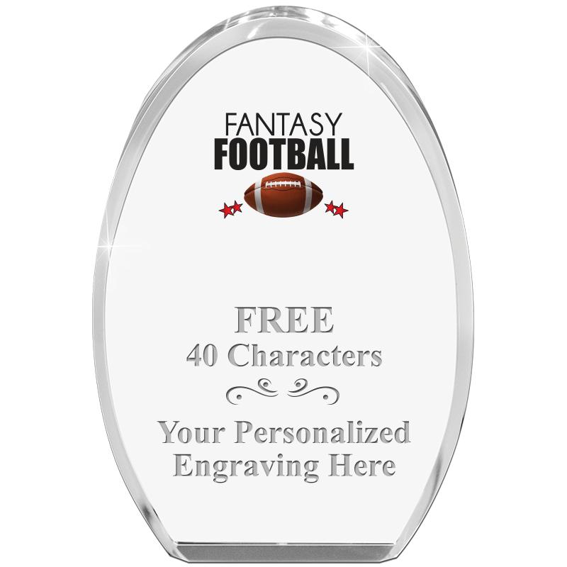 OVAL STANDING PAPERWEIGHT