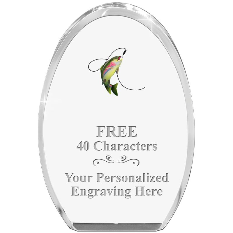 OVAL STANDING PAPERWEIGHT