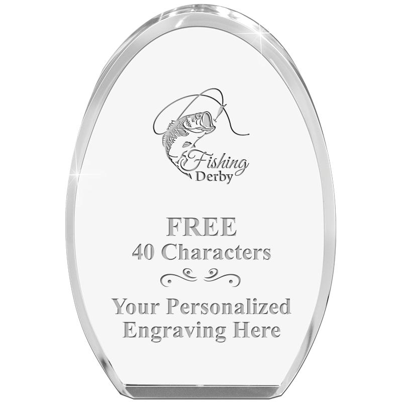 OVAL STANDING PAPERWEIGHT