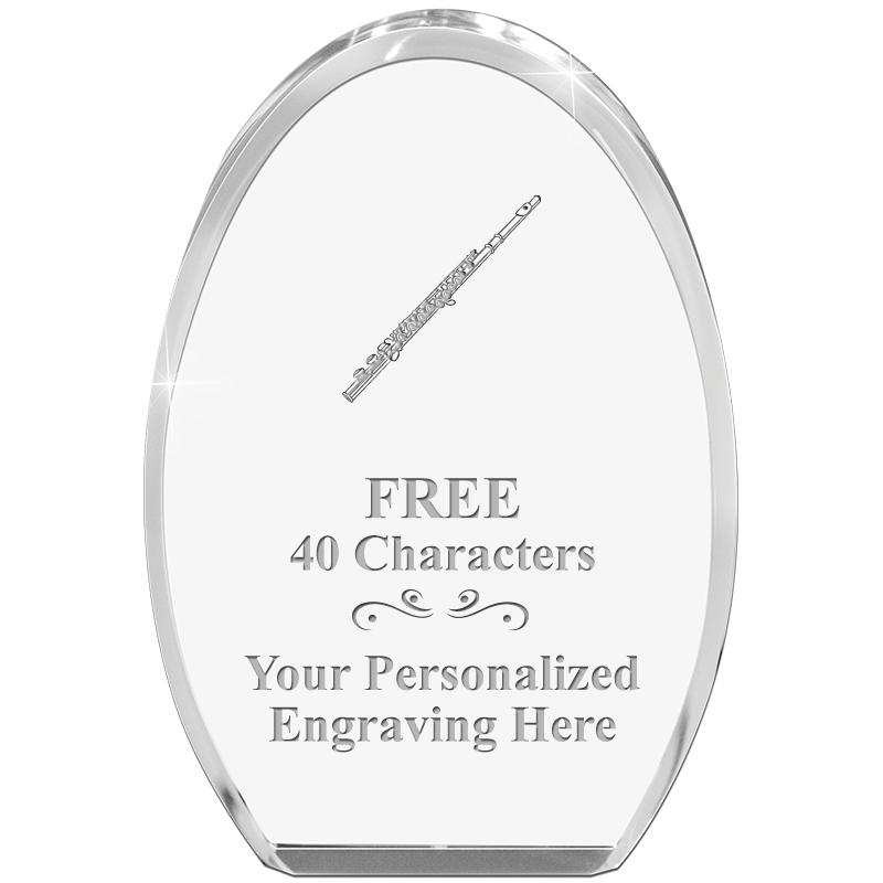 OVAL STANDING PAPERWEIGHT