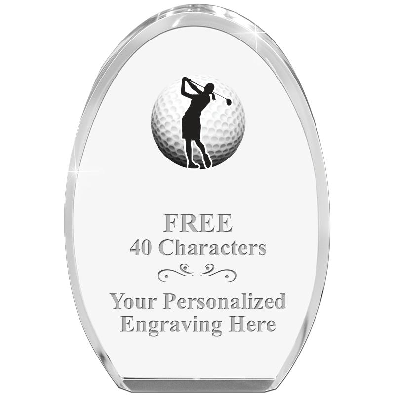 OVAL STANDING PAPERWEIGHT