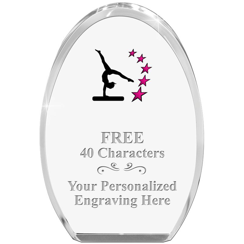 OVAL STANDING PAPERWEIGHT