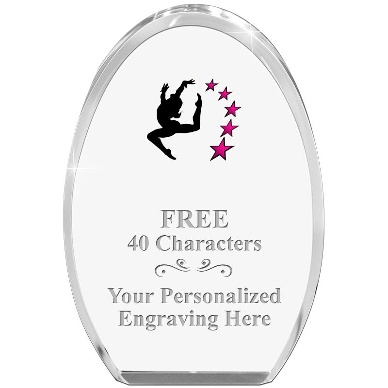 OVAL STANDING PAPERWEIGHT