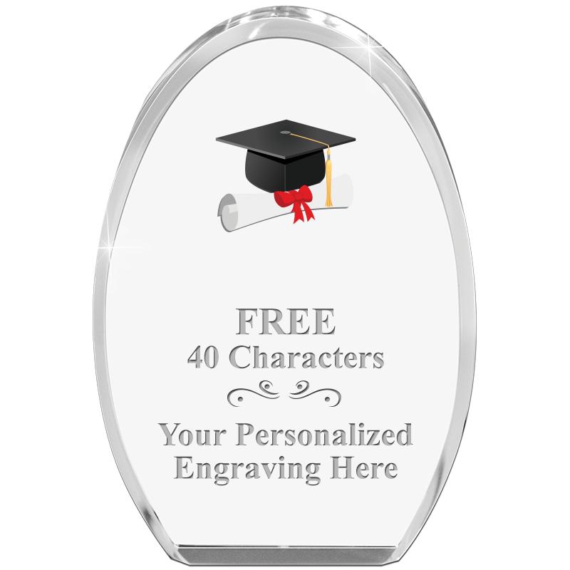 OVAL STANDING PAPERWEIGHT