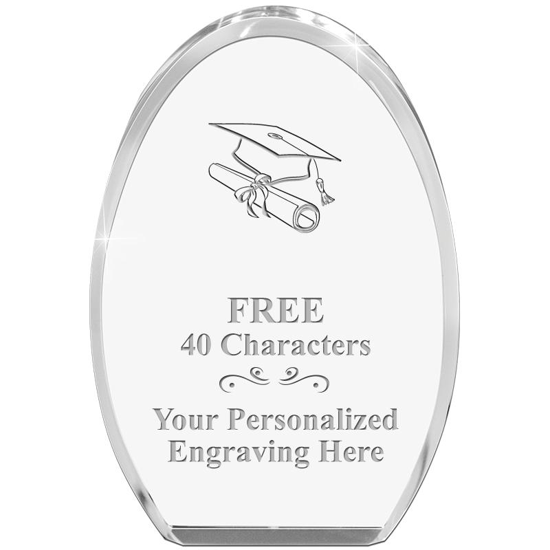 OVAL STANDING PAPERWEIGHT