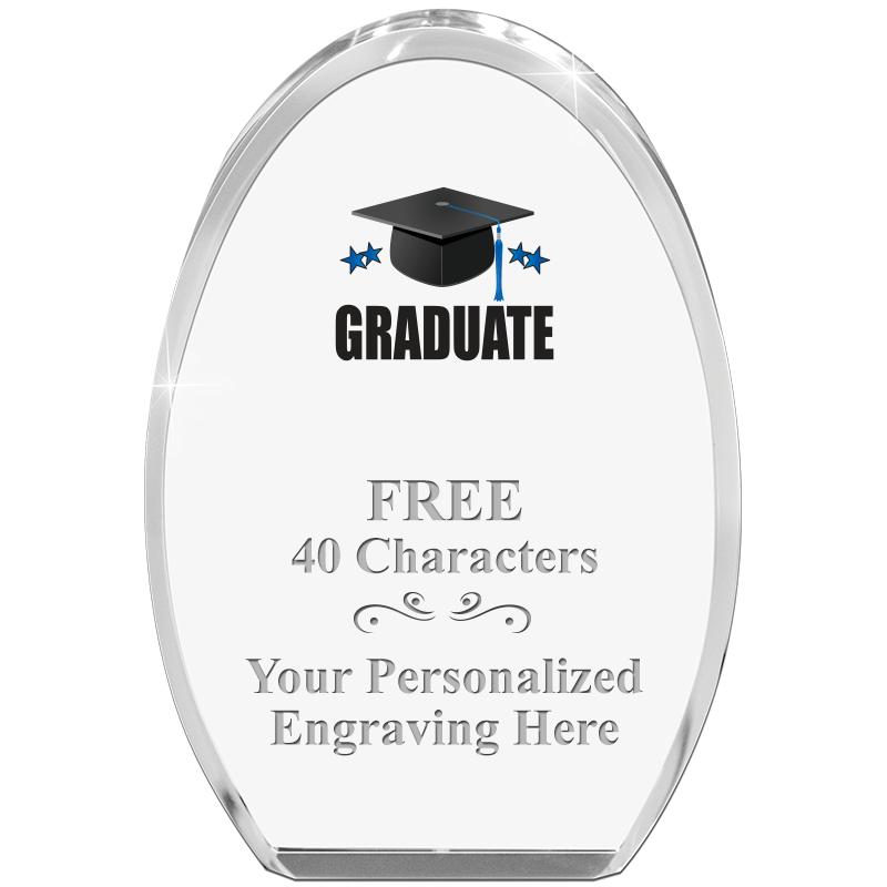 OVAL STANDING PAPERWEIGHT