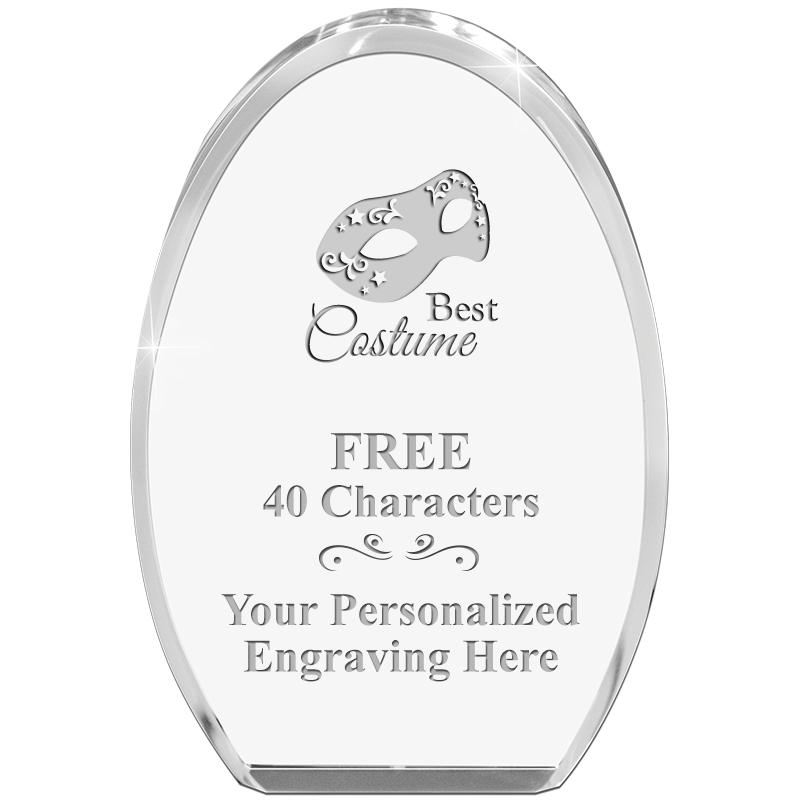 OVAL STANDING PAPERWEIGHT