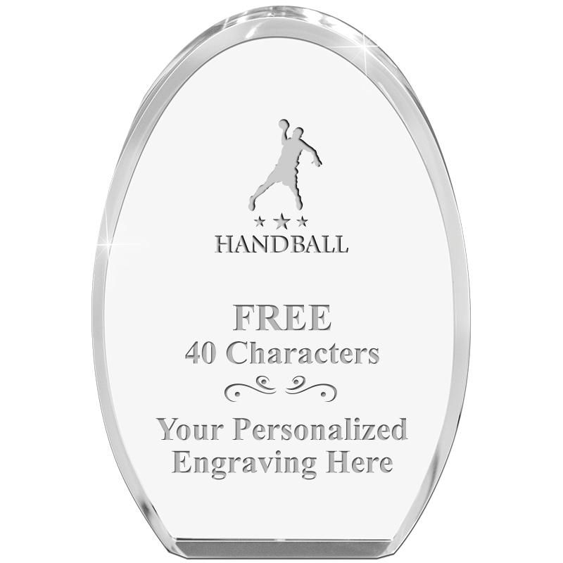 OVAL STANDING PAPERWEIGHT