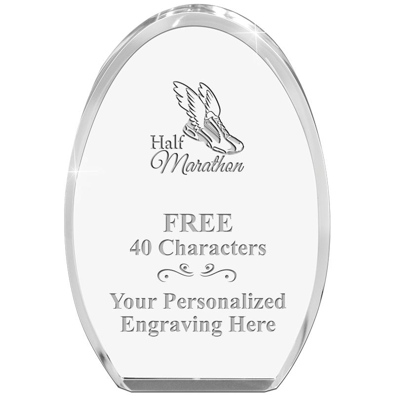 OVAL STANDING PAPERWEIGHT