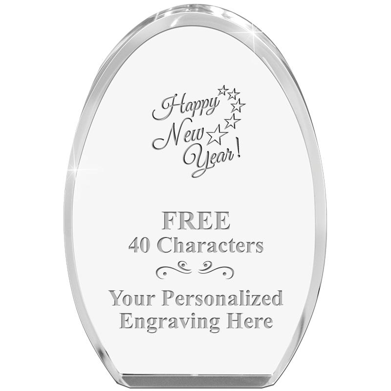 OVAL STANDING PAPERWEIGHT