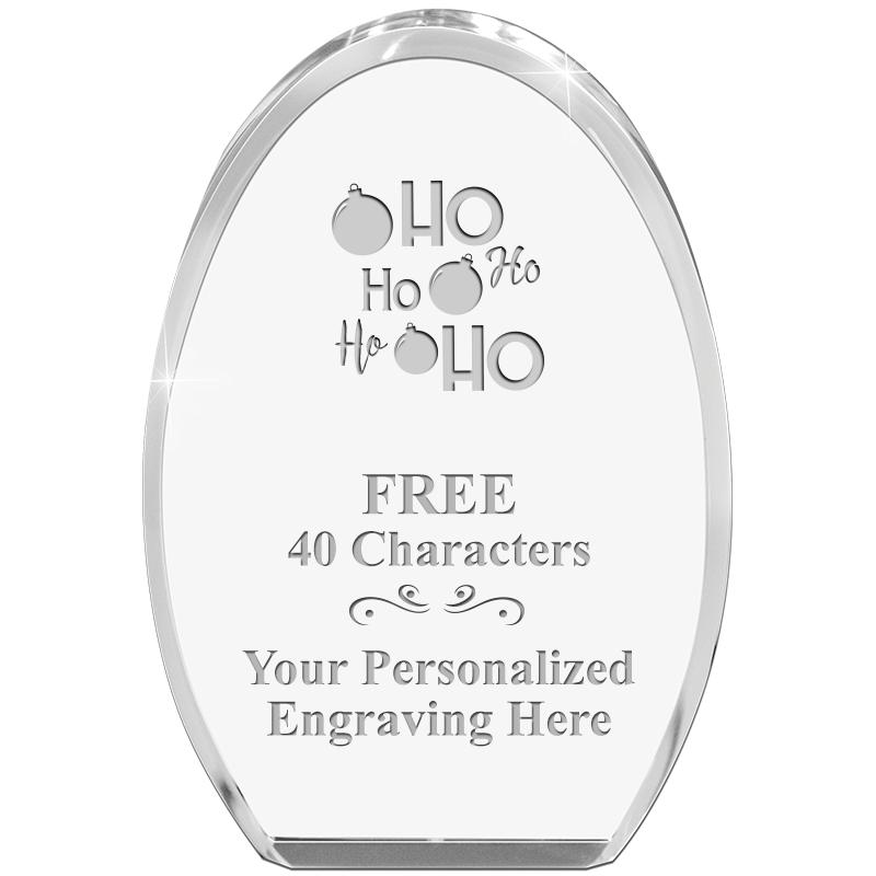 OVAL STANDING PAPERWEIGHT