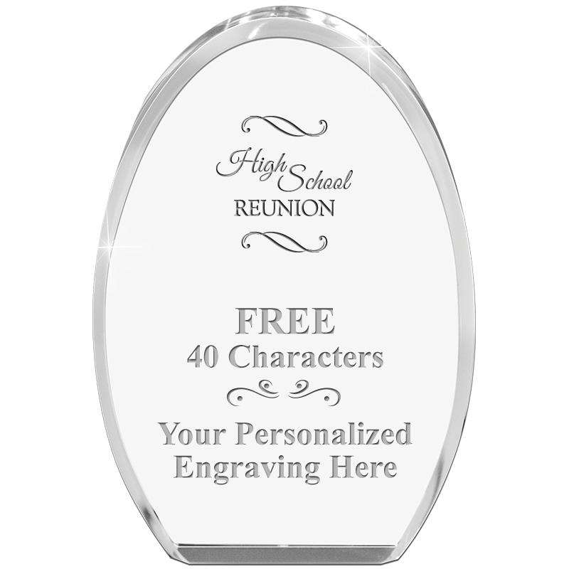 OVAL STANDING PAPERWEIGHT