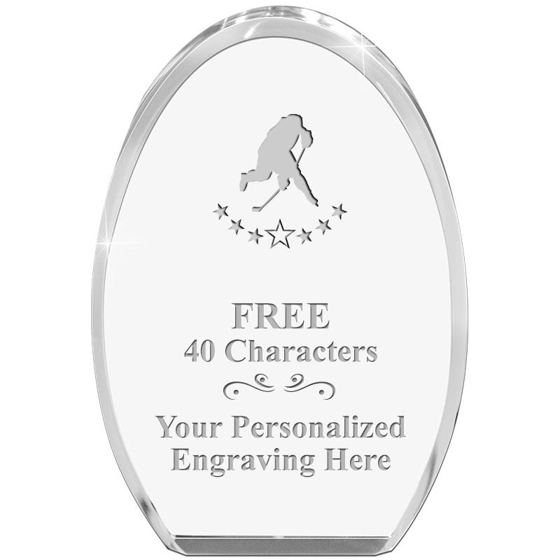 OVAL STANDING PAPERWEIGHT