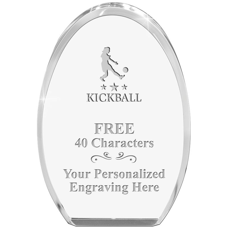 OVAL STANDING PAPERWEIGHT