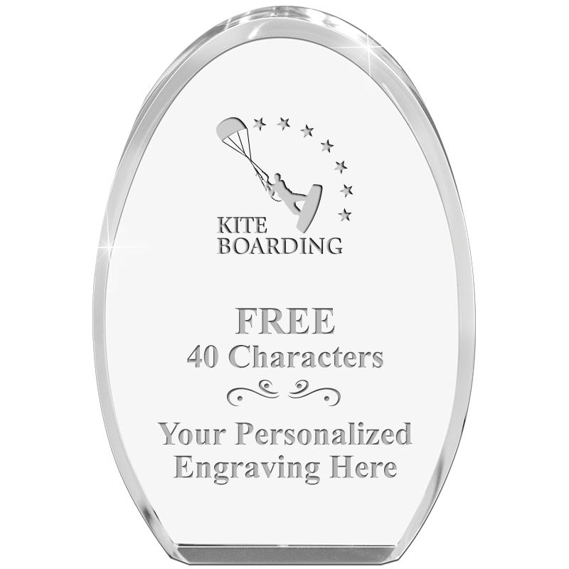 OVAL STANDING PAPERWEIGHT
