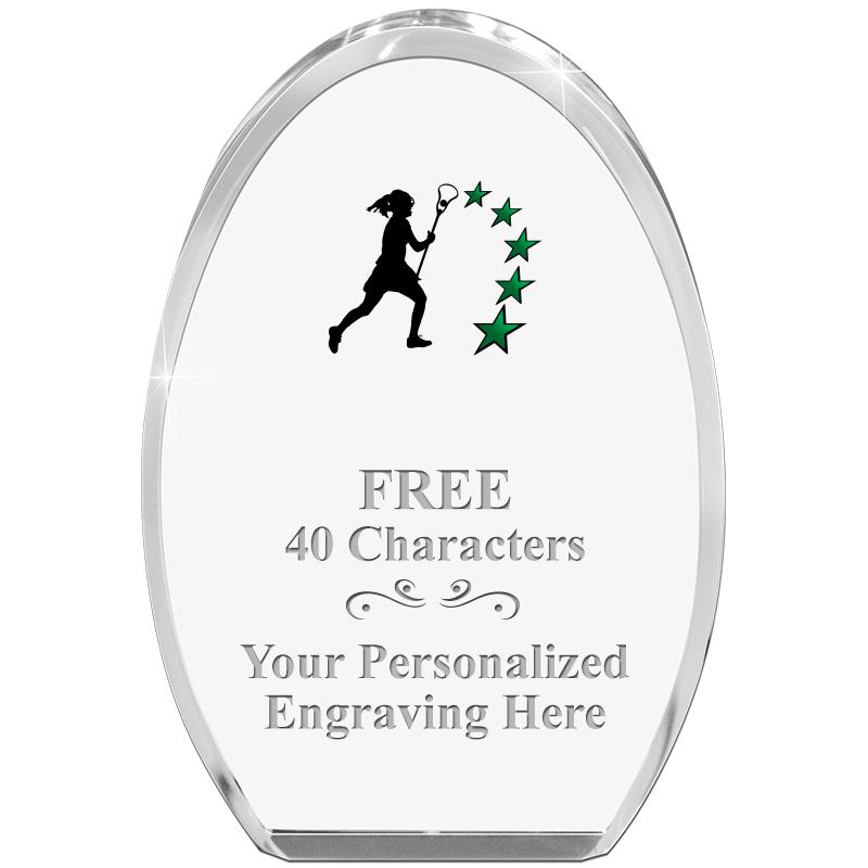 OVAL STANDING PAPERWEIGHT