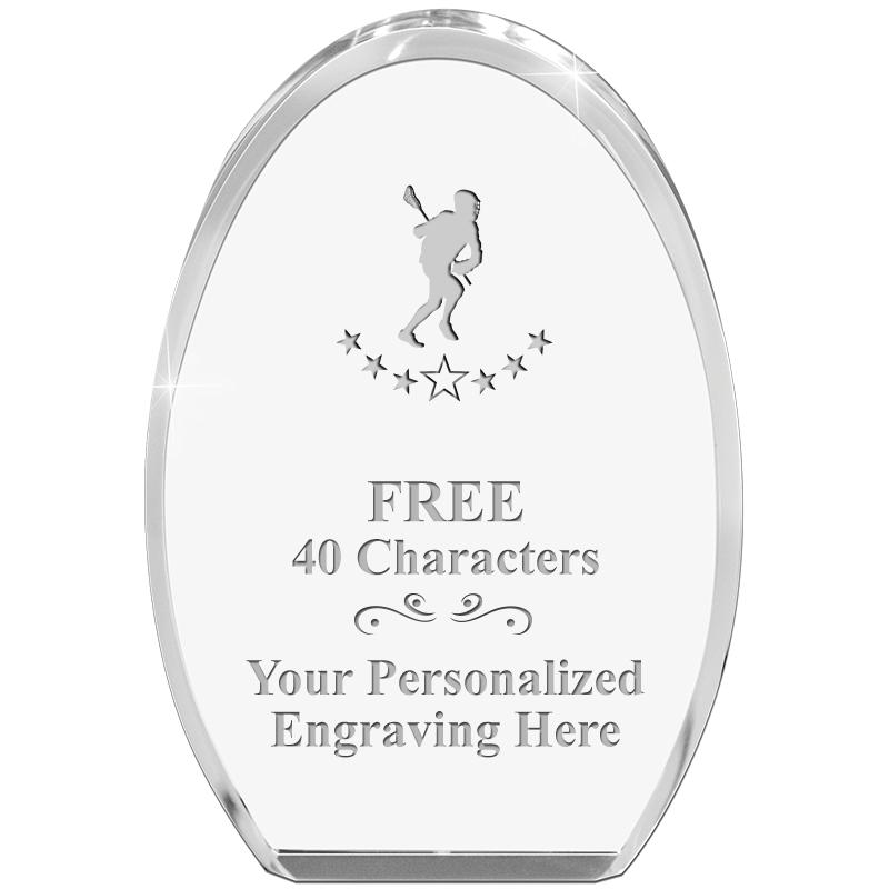 OVAL STANDING PAPERWEIGHT