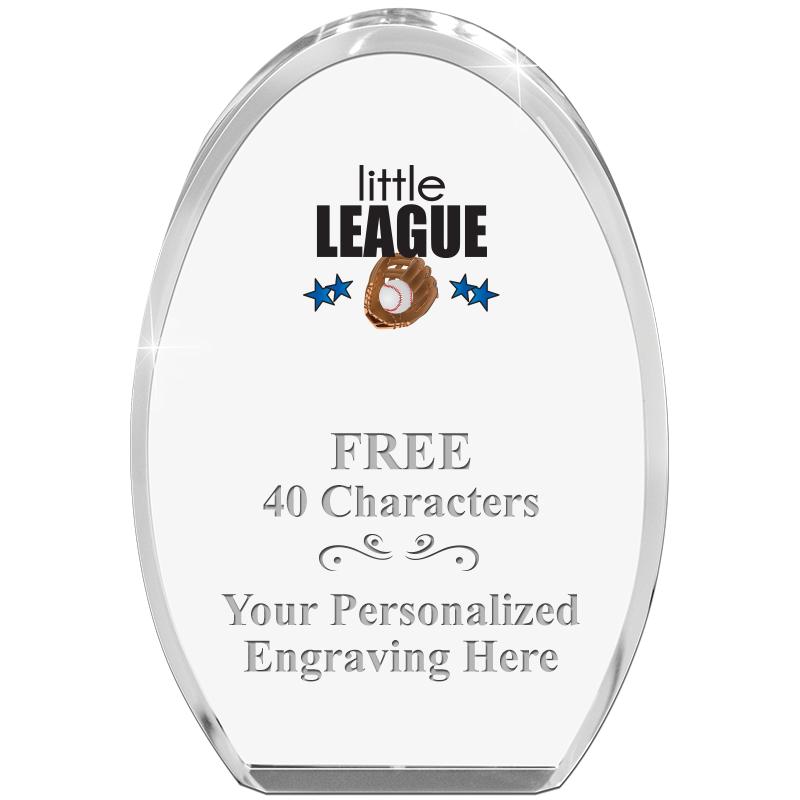 OVAL STANDING PAPERWEIGHT