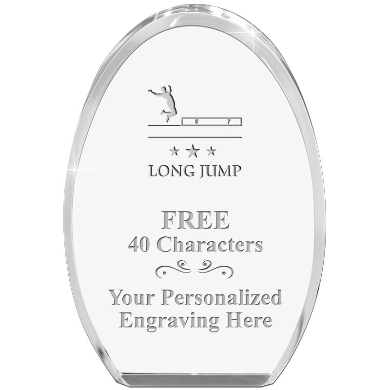 OVAL STANDING PAPERWEIGHT