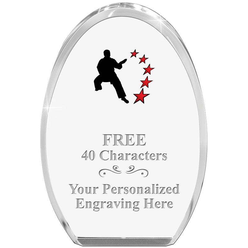 OVAL STANDING PAPERWEIGHT