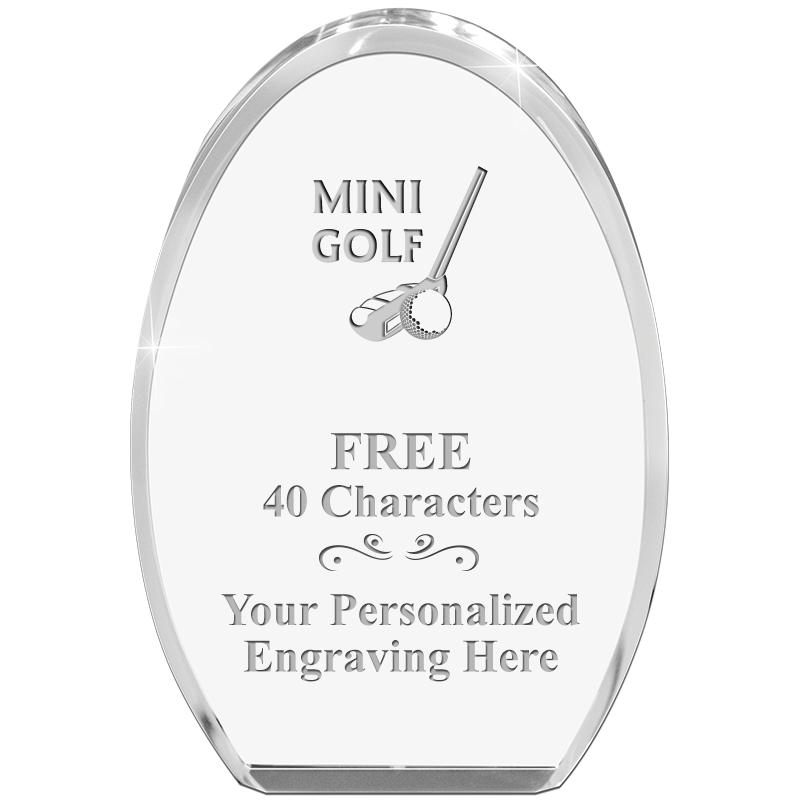 OVAL STANDING PAPERWEIGHT