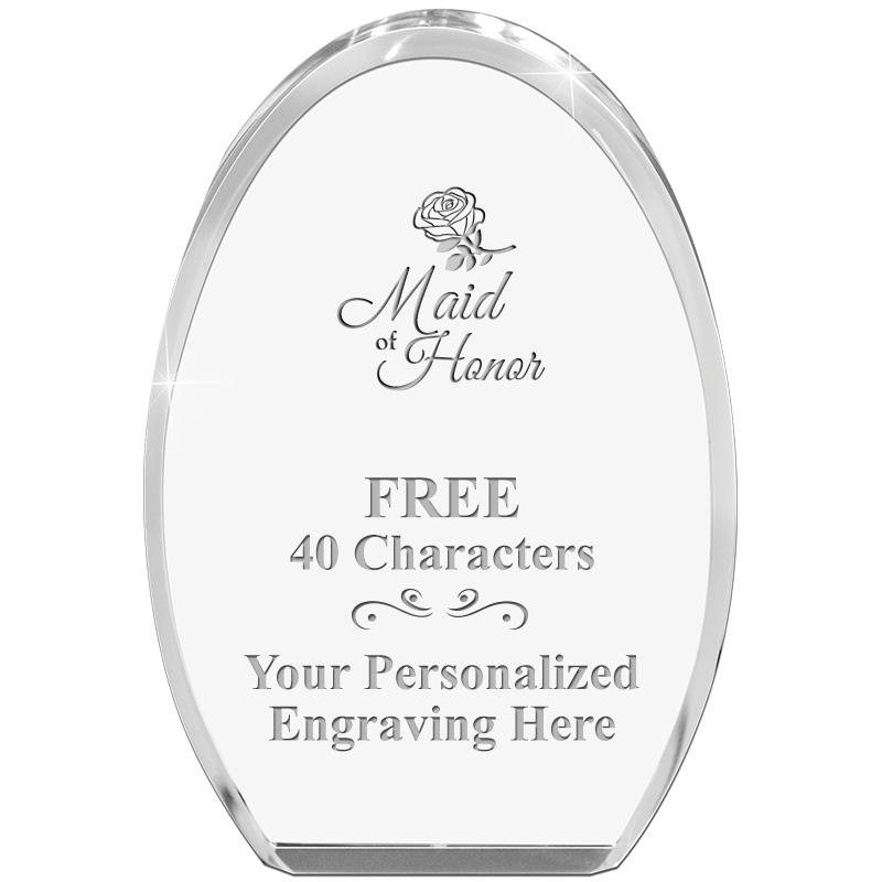 OVAL STANDING PAPERWEIGHT