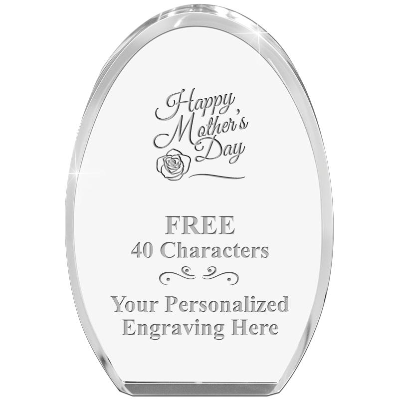 OVAL STANDING PAPERWEIGHT