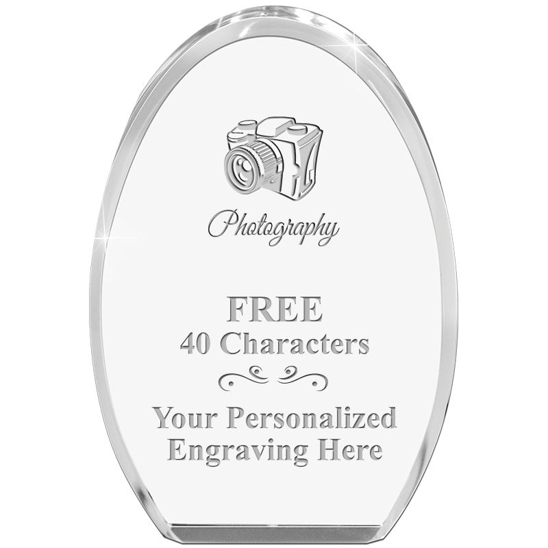 OVAL STANDING PAPERWEIGHT