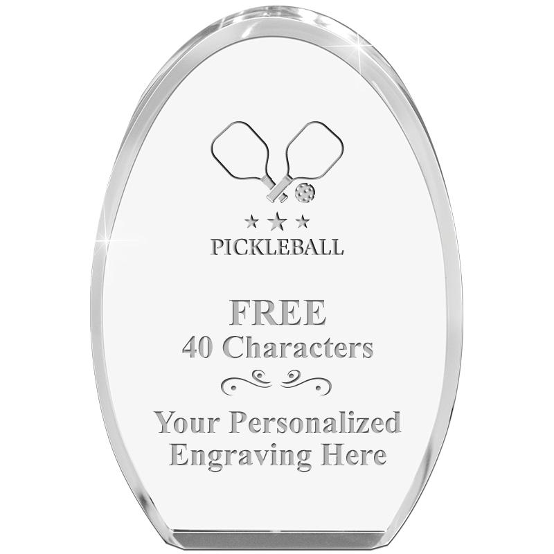 OVAL STANDING PAPERWEIGHT