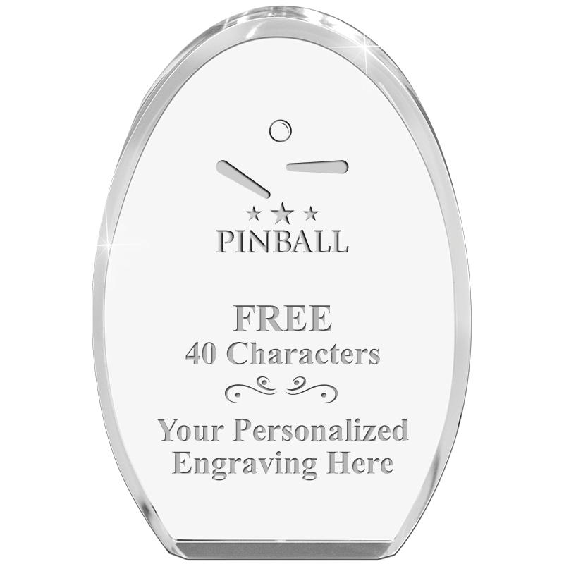 OVAL STANDING PAPERWEIGHT