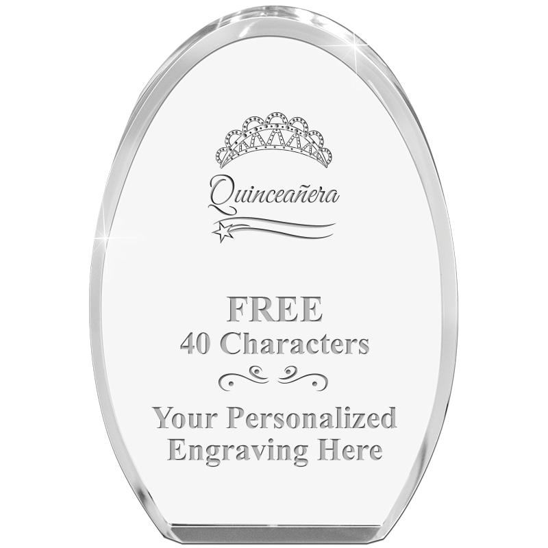 OVAL STANDING PAPERWEIGHT