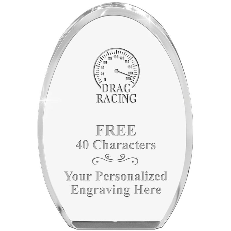 OVAL STANDING PAPERWEIGHT