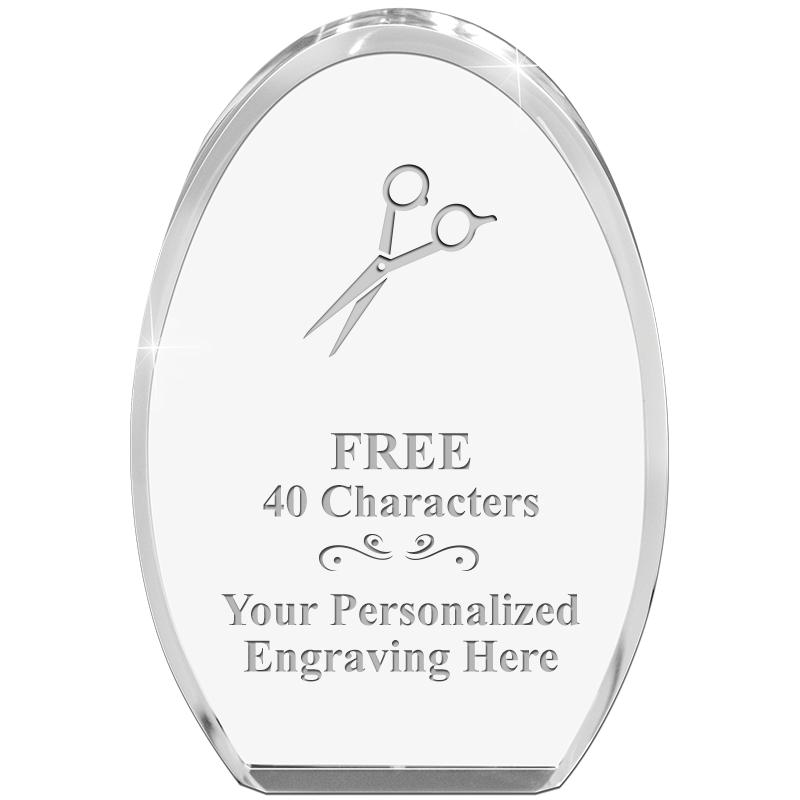 OVAL STANDING PAPERWEIGHT