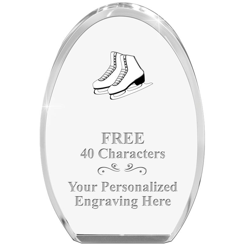 OVAL STANDING PAPERWEIGHT