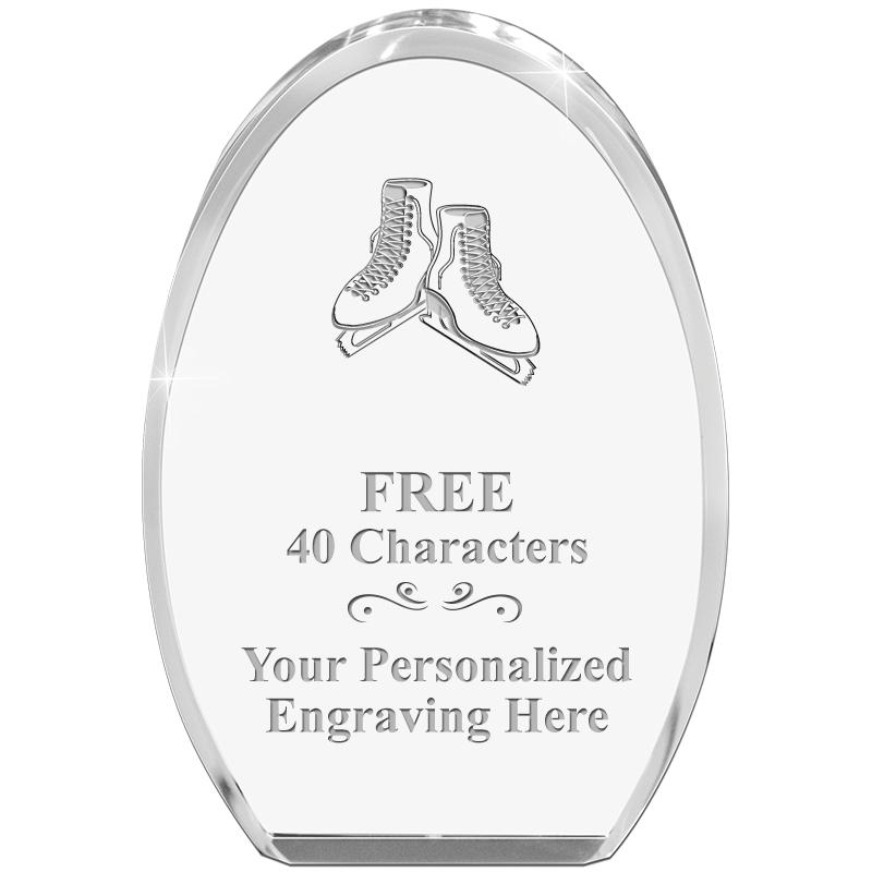 OVAL STANDING PAPERWEIGHT